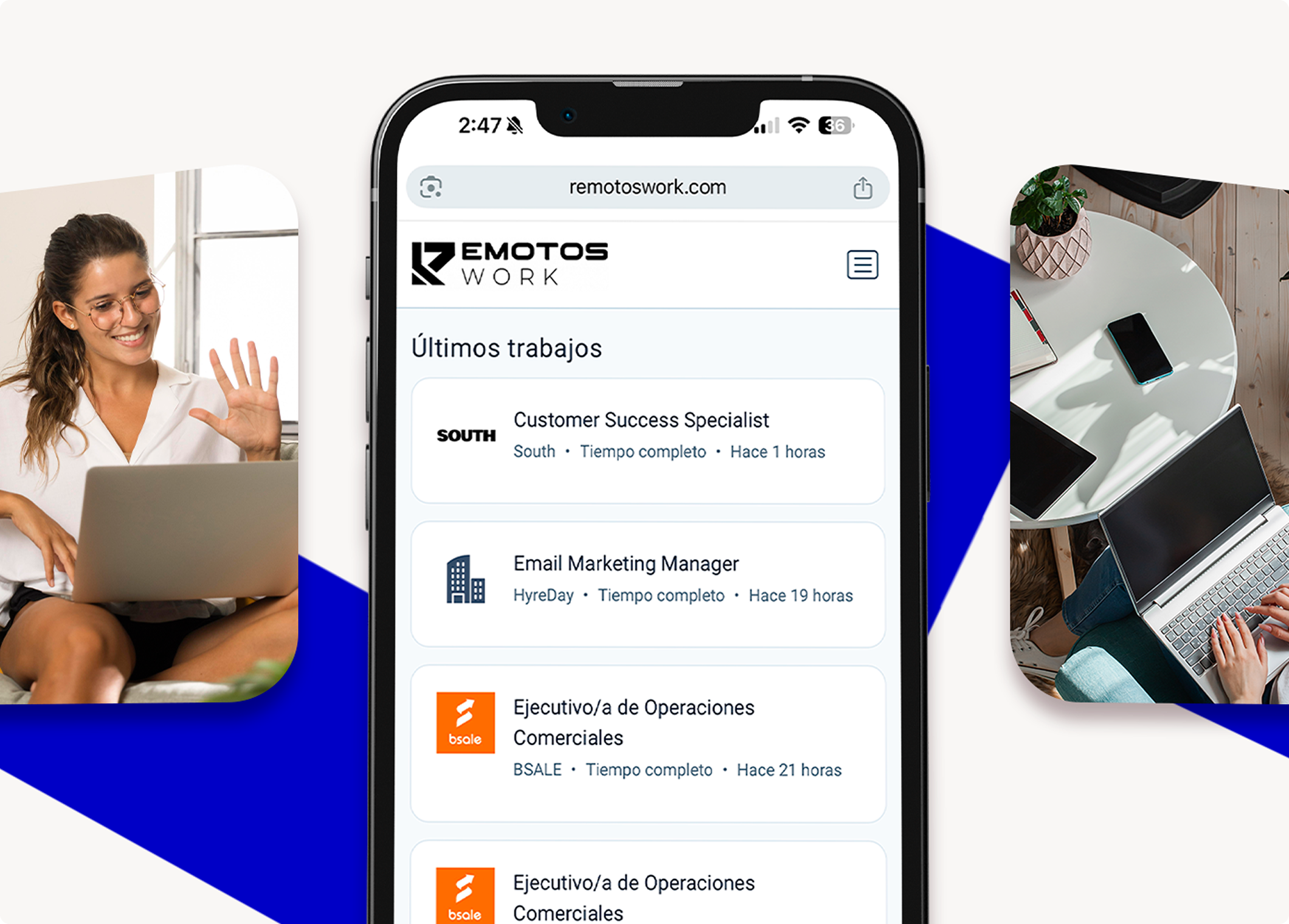 Plataforma Remotos Work — bolsa de empleo remoto