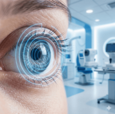 High-tech retinal scan