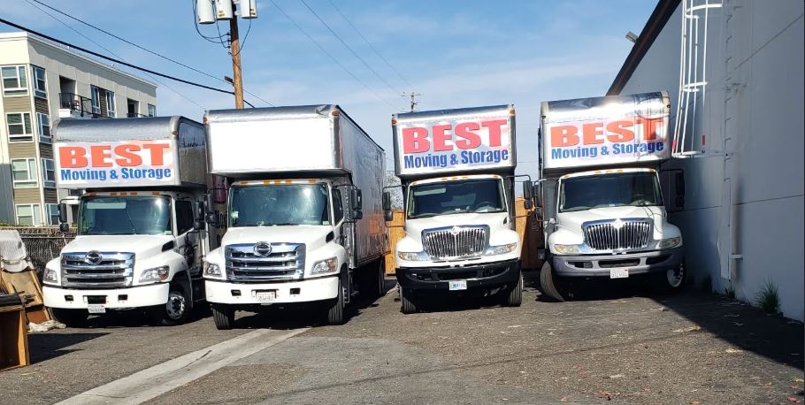 Best Moving Service truck prepared for out of state move