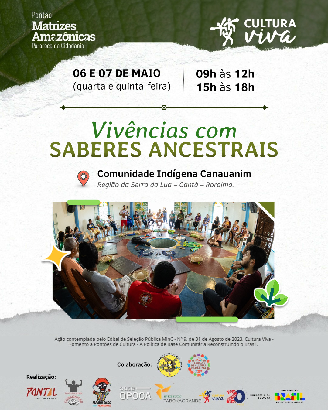 Vivências com Saberes Ancestrais em Roraima Vivências com Saberes Ancestrais em Roraima