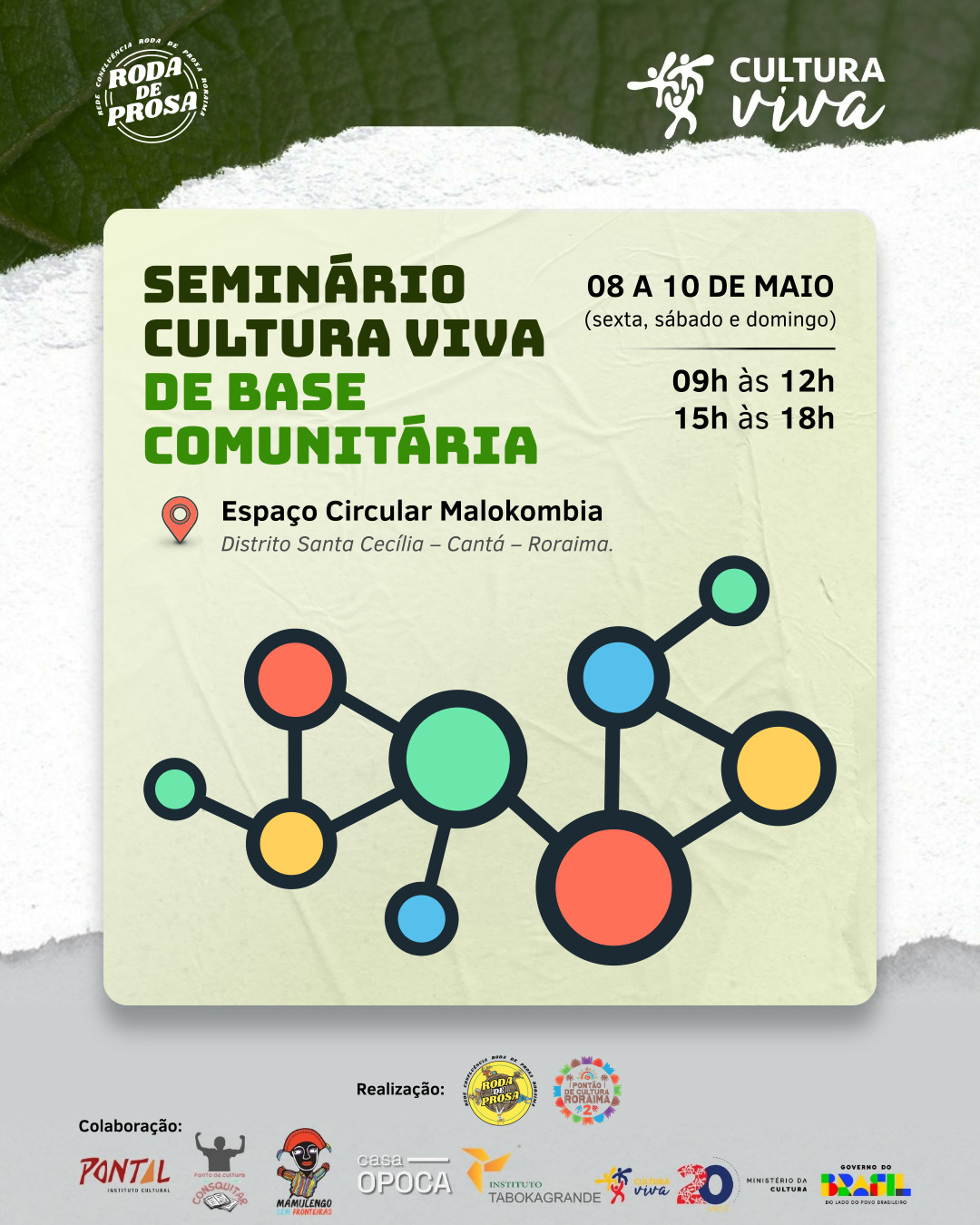 Seminário Cultura Viva de Base Comunitária Seminário Cultura Viva de Base Comunitária