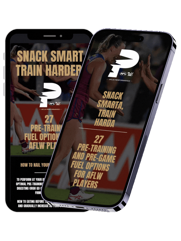 Smart Snack Guide — Peak AFLW Performance