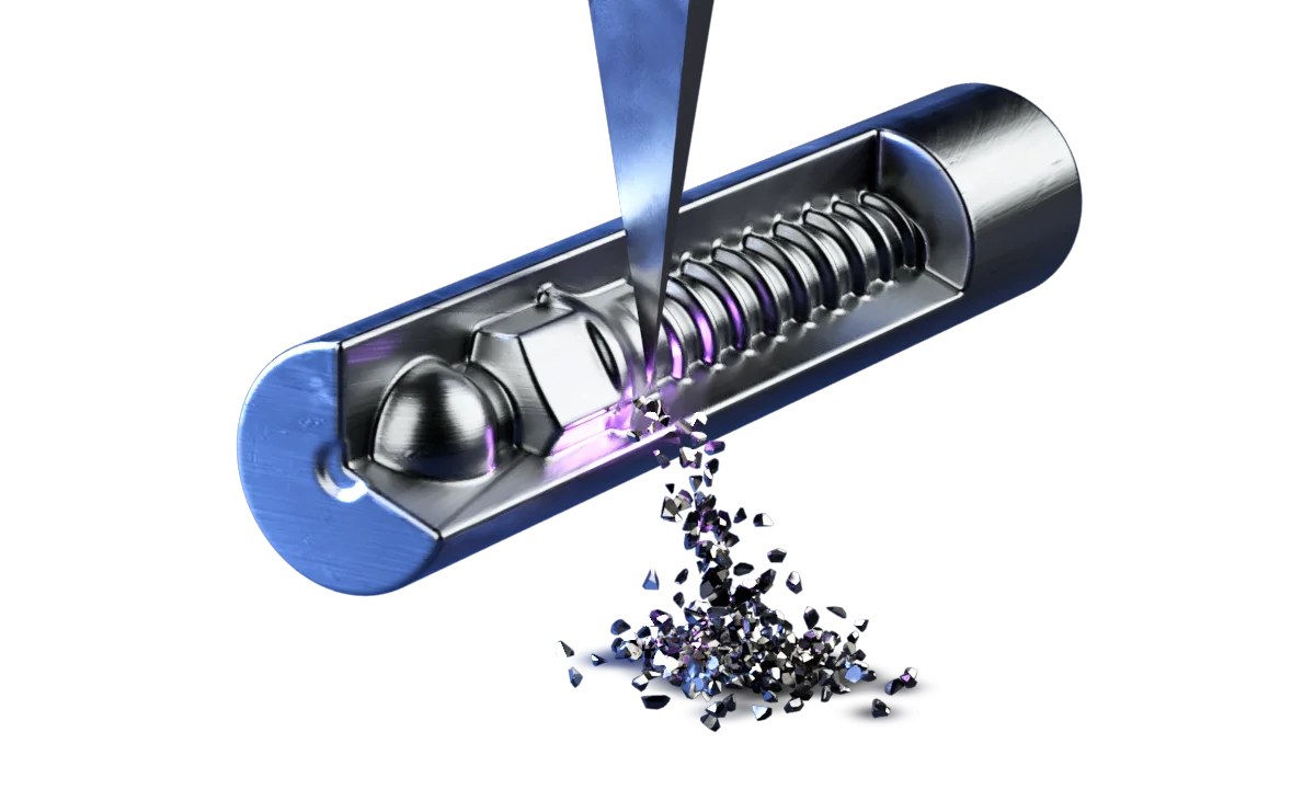 Grade 4 cold-worked commercially pure titanium with SLA surface
