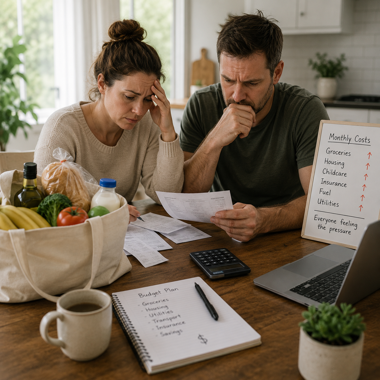 Everyday Australian household cost pressure