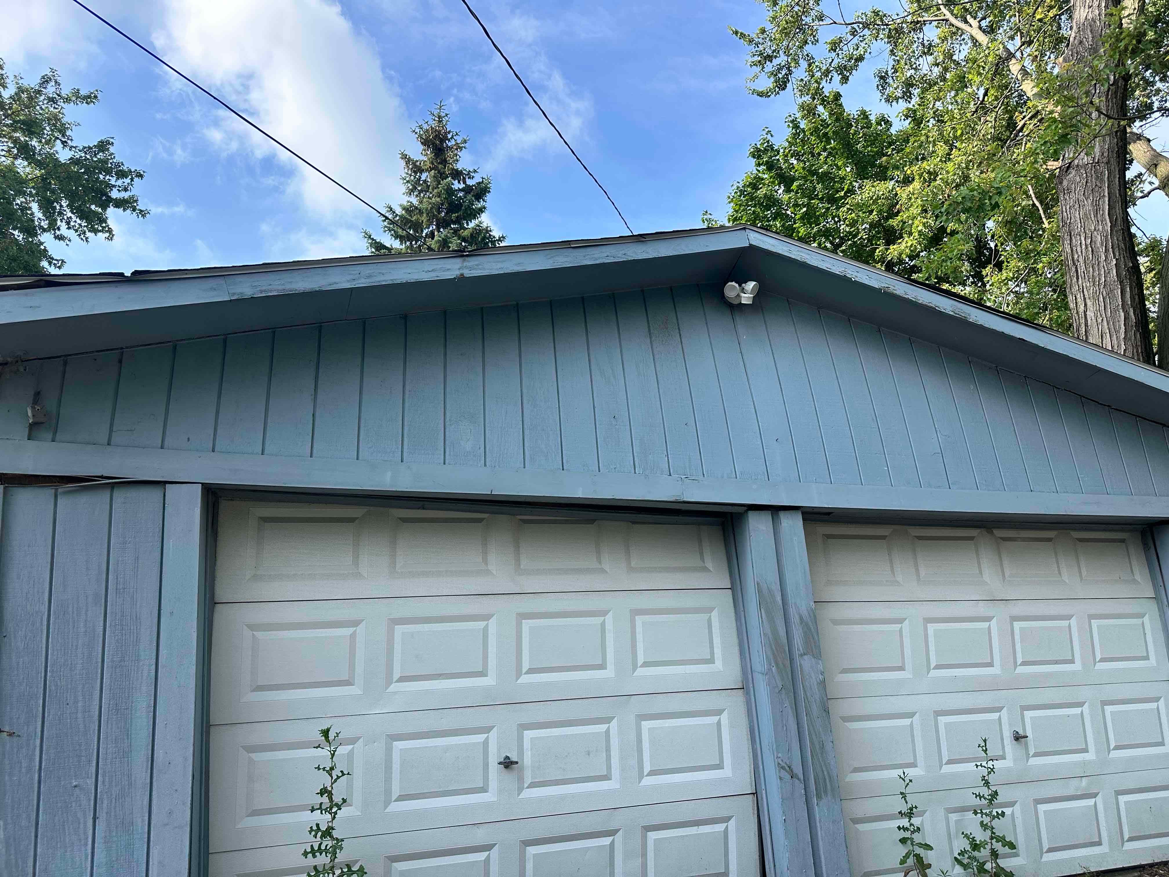 Detached Garage Demolition Progress