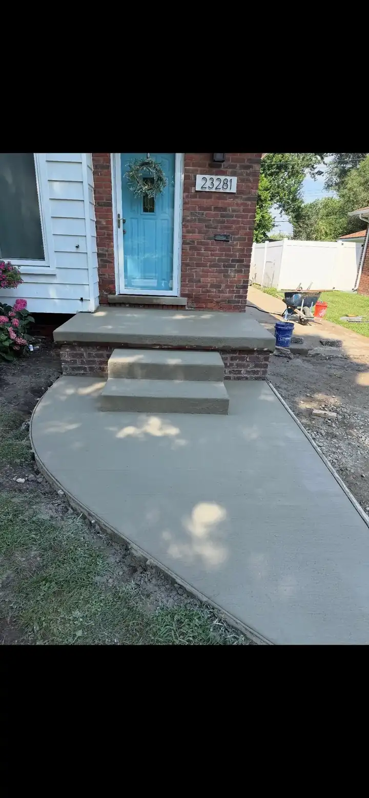 Concrete Entry & Walkway