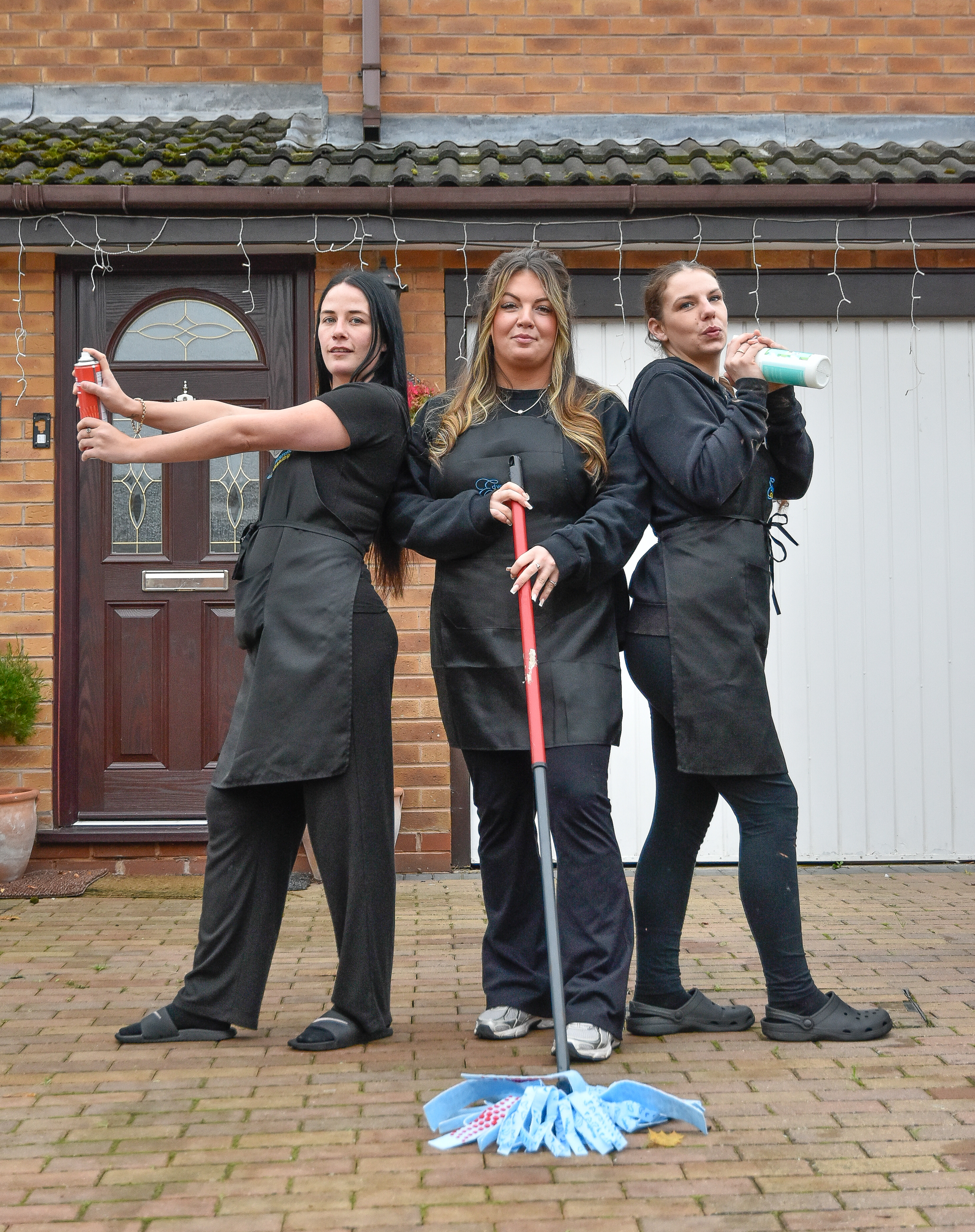 Well-maintained Nottingham property with clean facade and landscaped garden after regular maintenance service