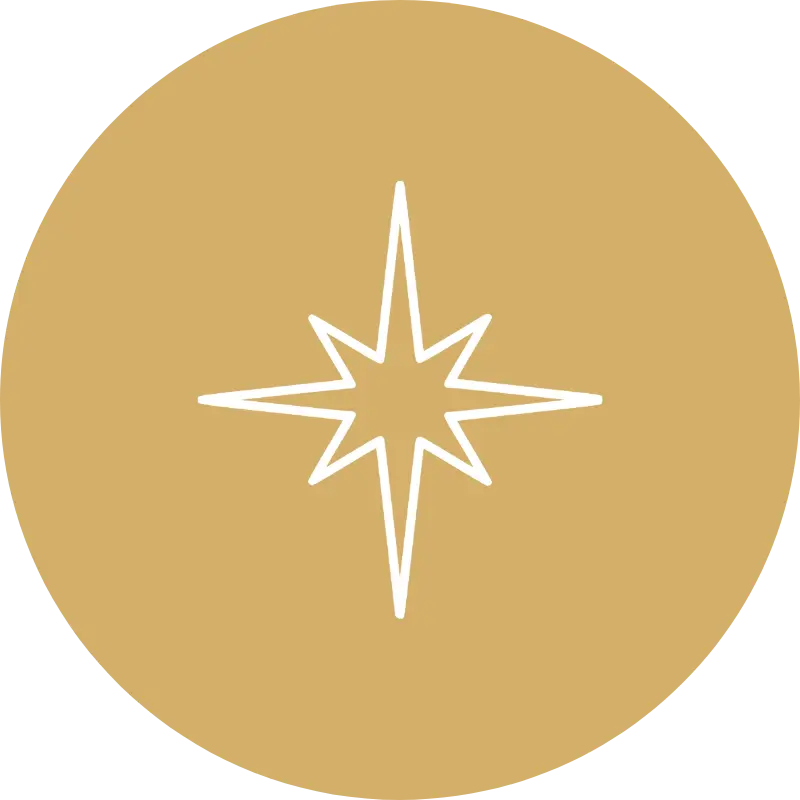 Gold spark icon