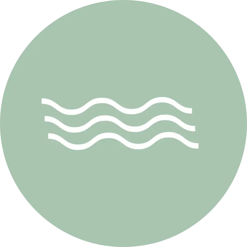 green waves icon