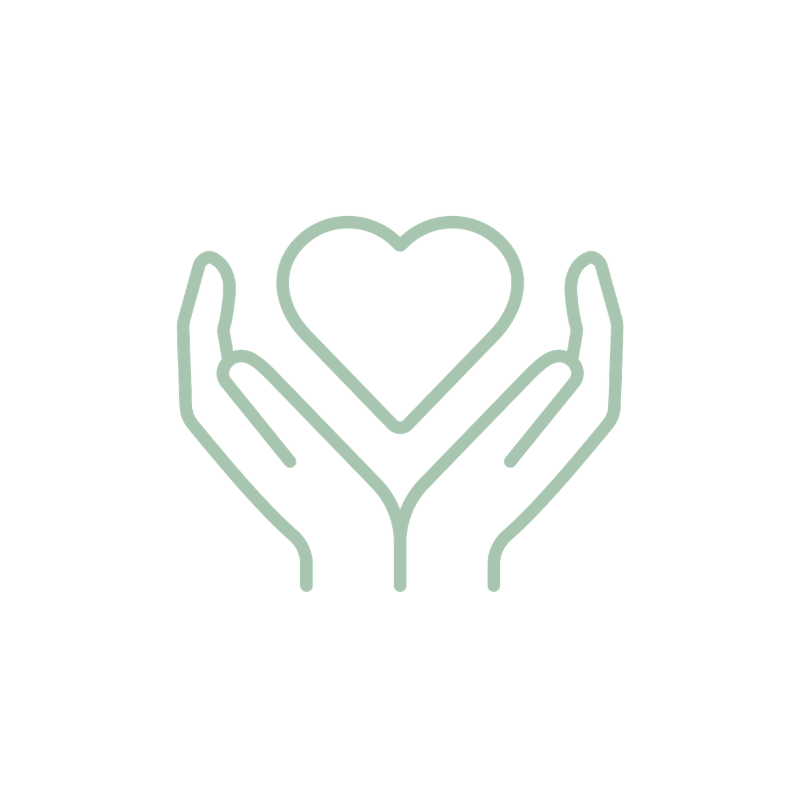 Hands with Heart icon