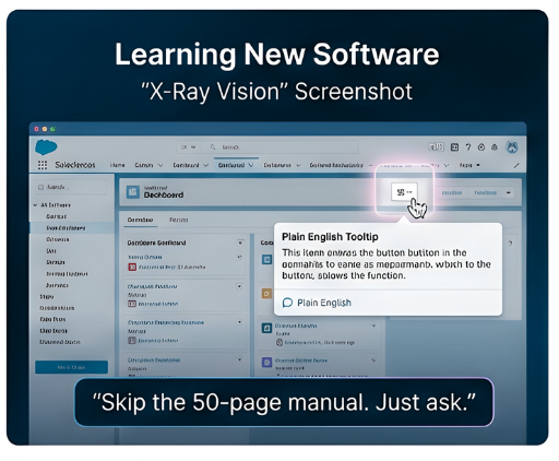 A graphic showing how a screenshot can help to analyze it by AI A graphic showing how a screenshot can help to analyze it by AI