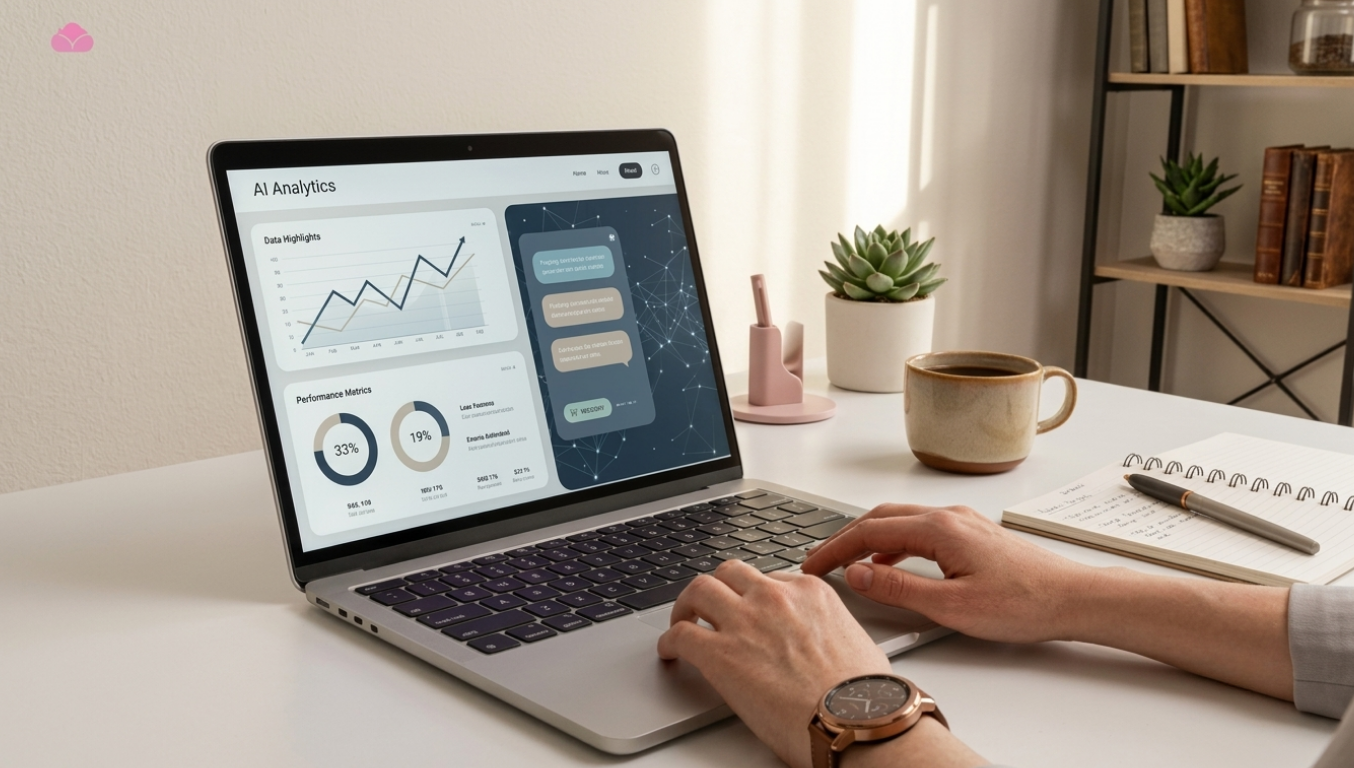 Analytics and AI tools helping a small business improve online visibility Analytics and AI tools helping a small business improve online visibility