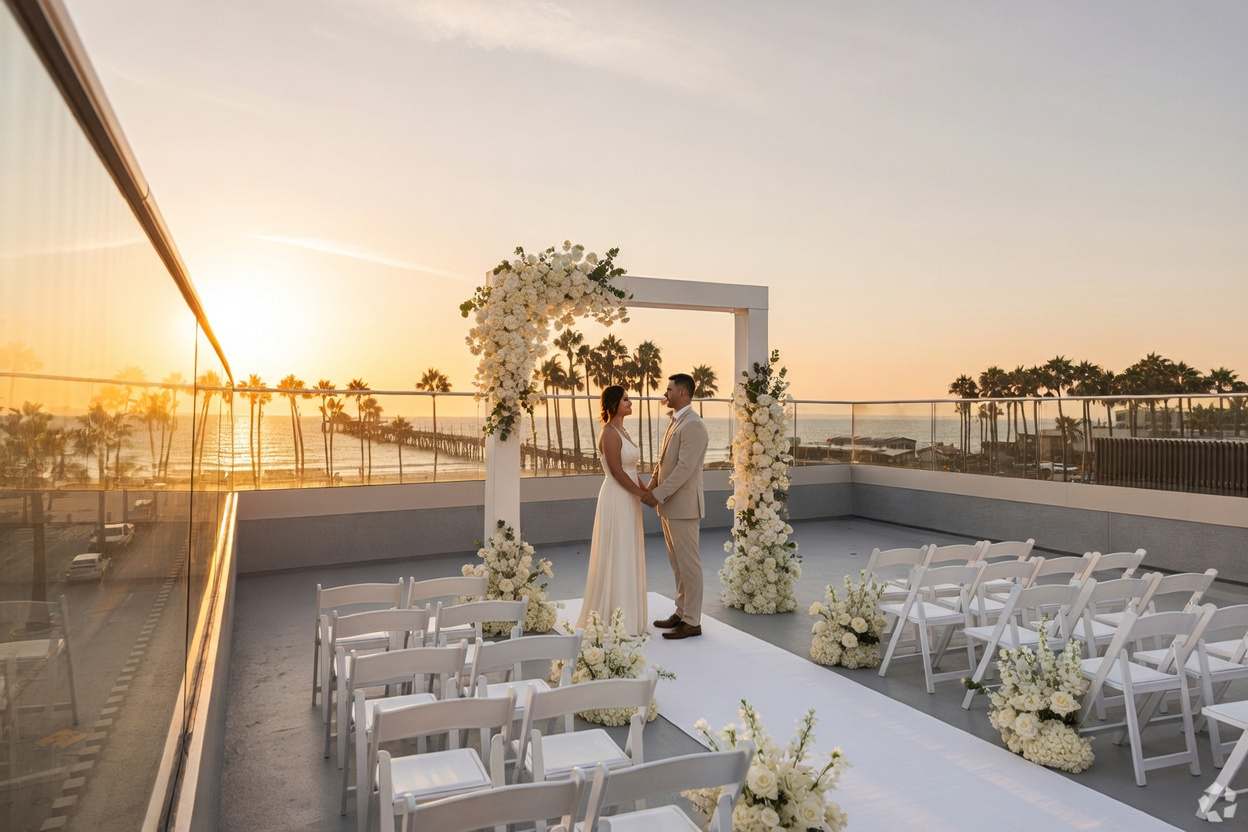 Oceanfront wedding venue San Diego at The View at Seacoast