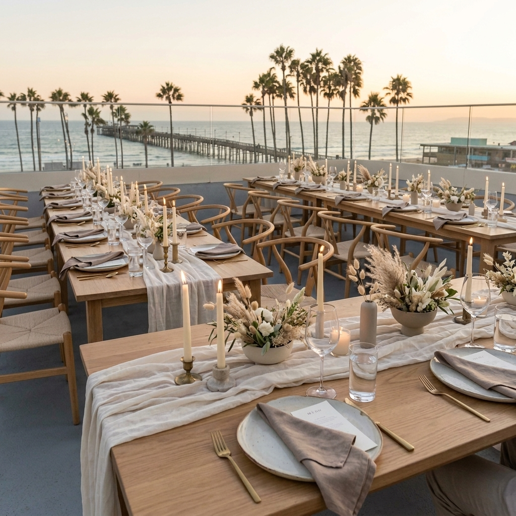 Elegant event setup