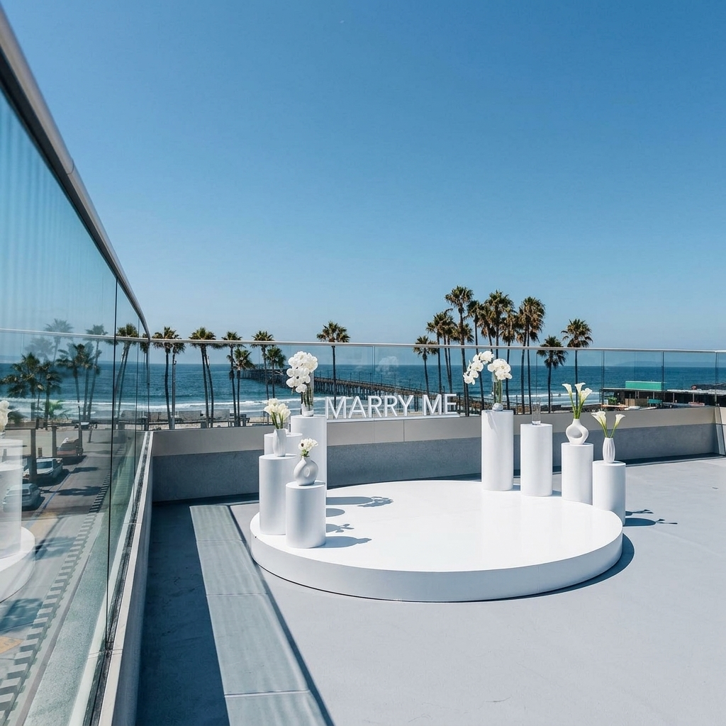 Pier views from rooftop