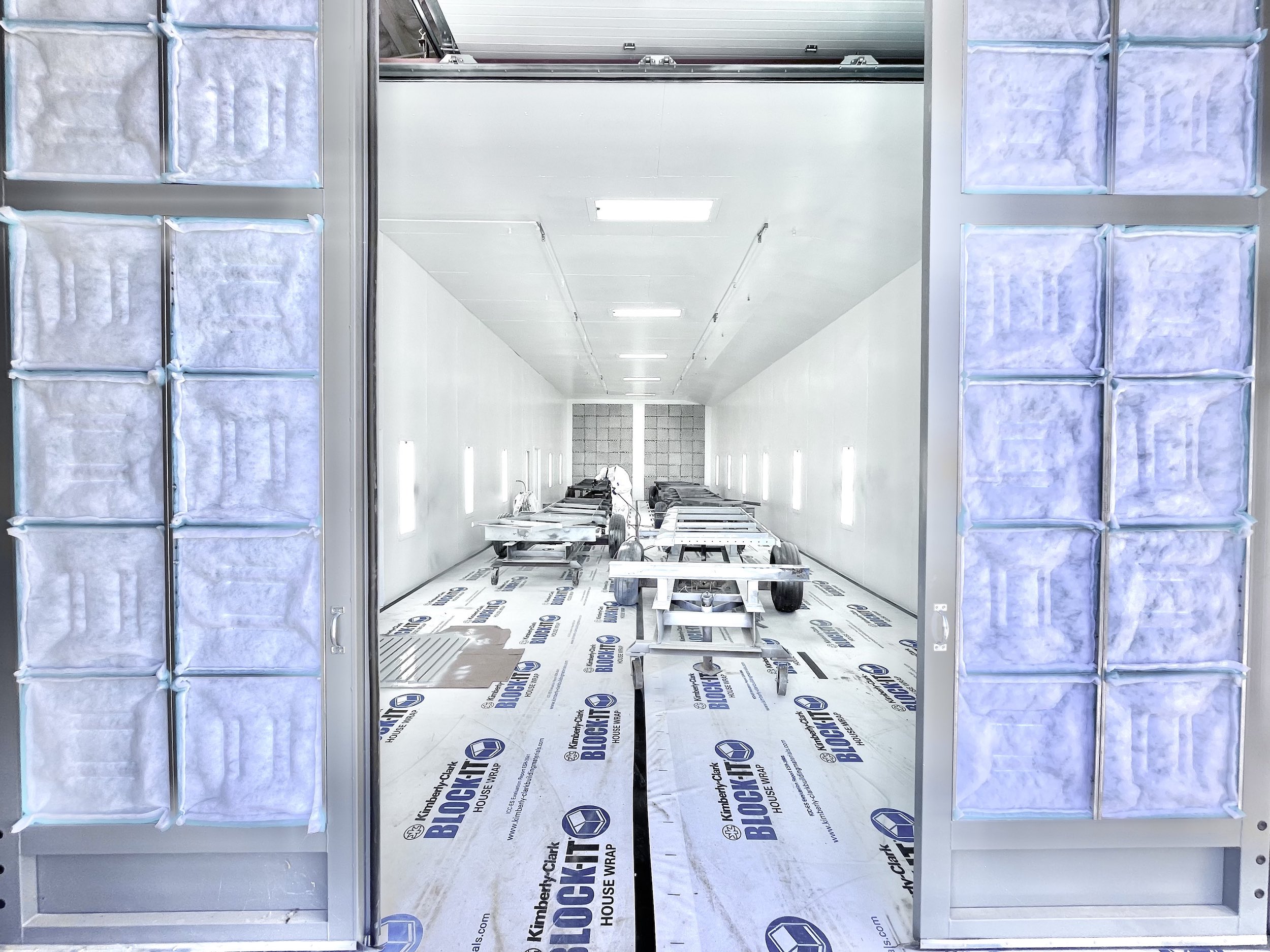 In-House Paint Booth