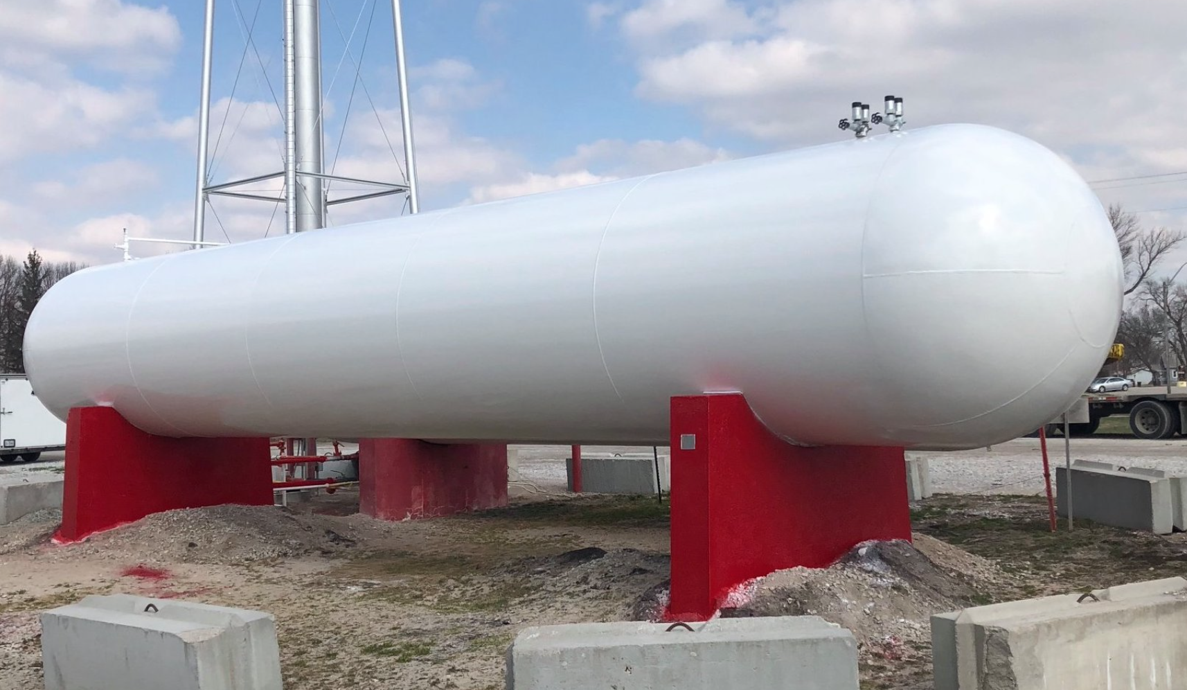 Storage bullet tank in Fairmont, NE