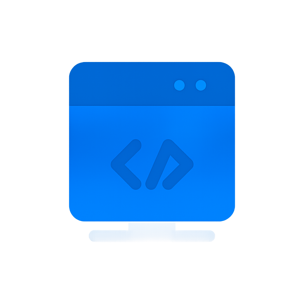 Icon representing secure, conversion-ready website creation for Web Development