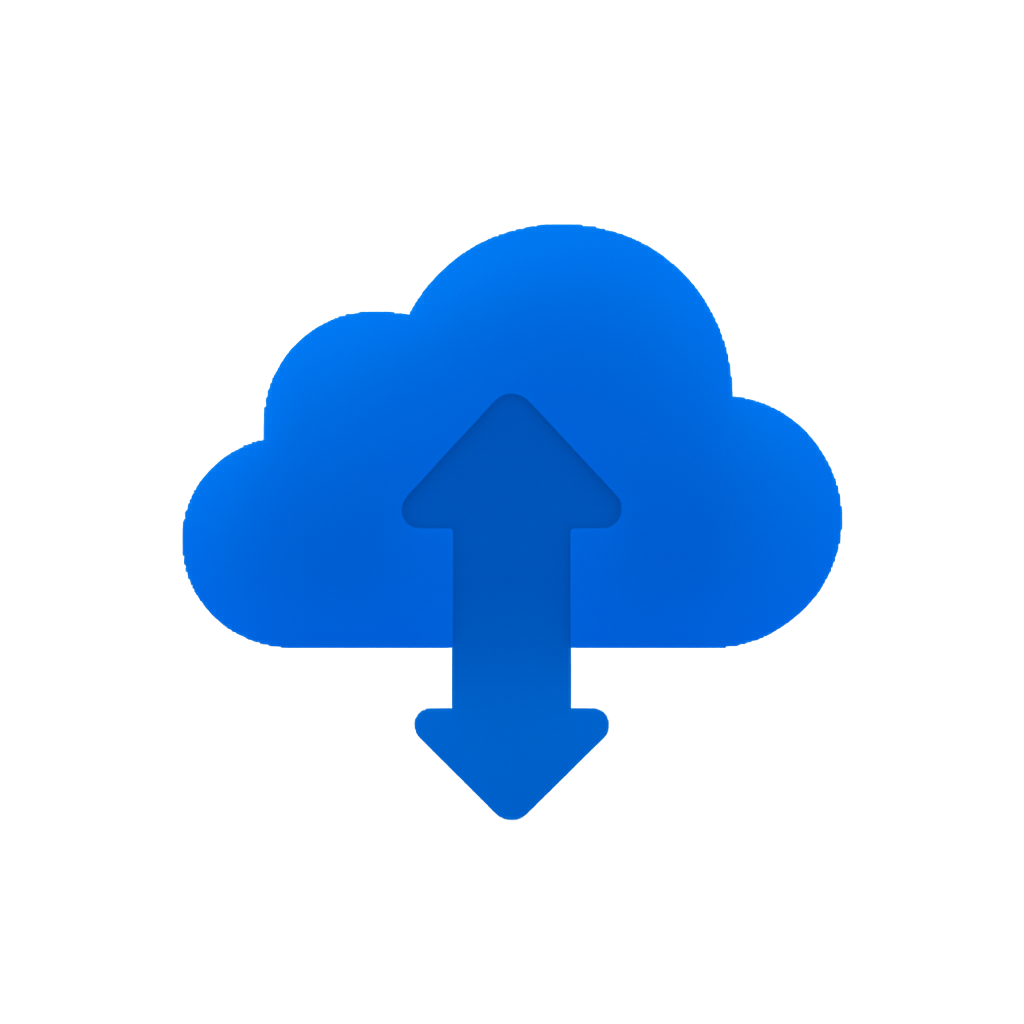 Icon representing secure cloud transition and infrastructure planning for Cloud Migration.