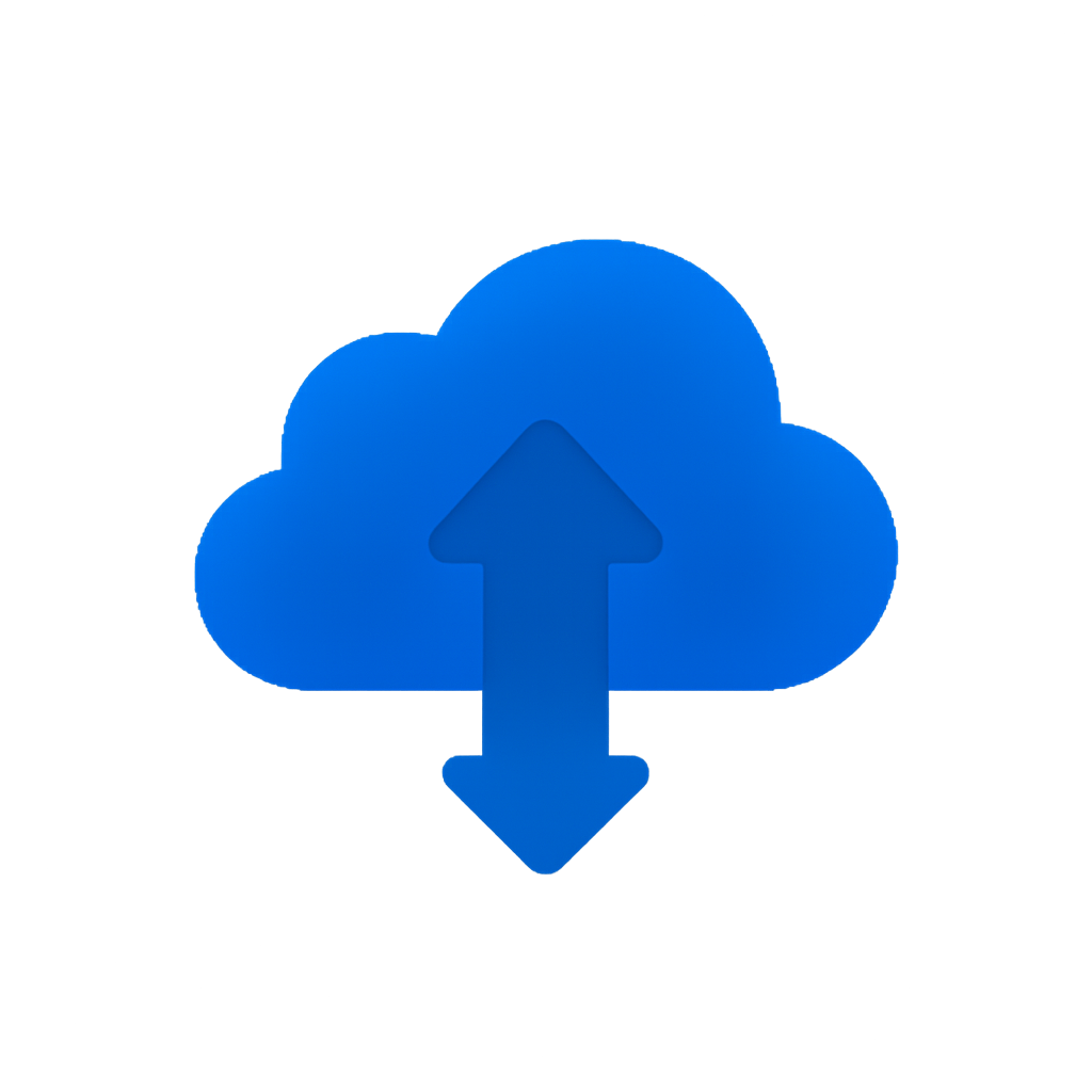 Icon representing secure cloud transition and infrastructure planning for Cloud Migration.