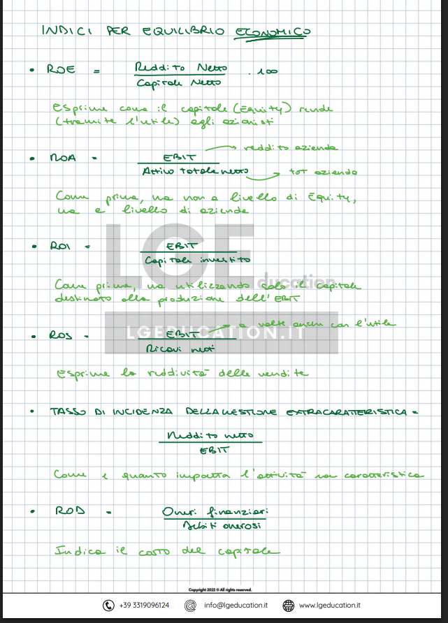 Slide Economia Aziendale