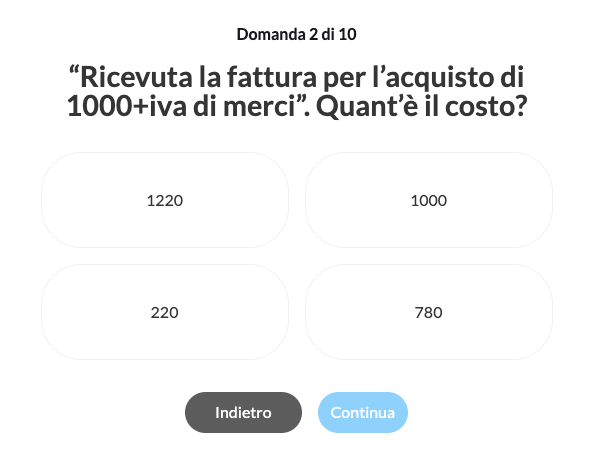Quiz Economia Aziendale