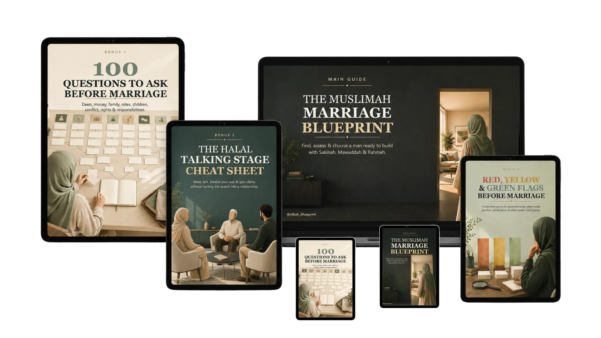 The complete four-guide Muslimah Marriage Blueprint Bundle