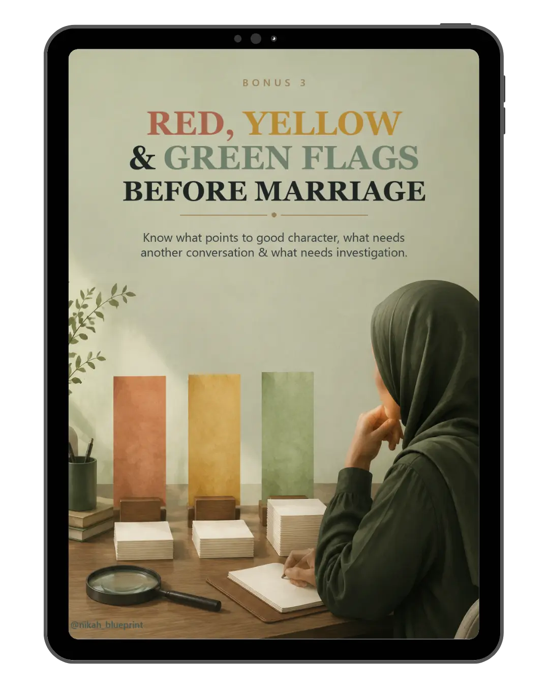 Red, Yellow and Green Flags Before Marriage digital cover
