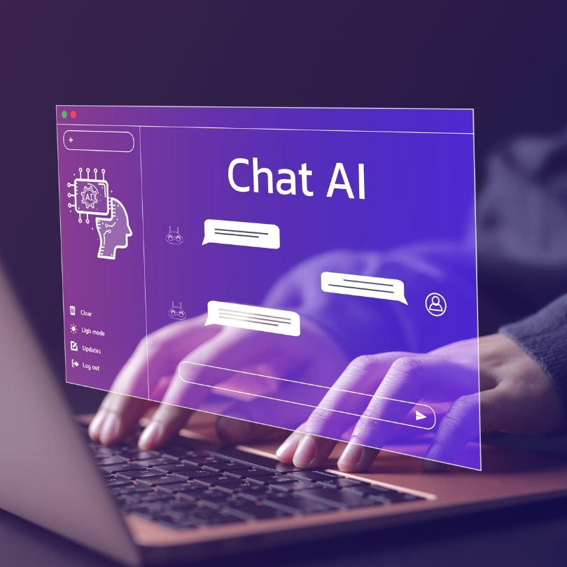 A business owner surrounded by AI tools, still carrying the whole business alone