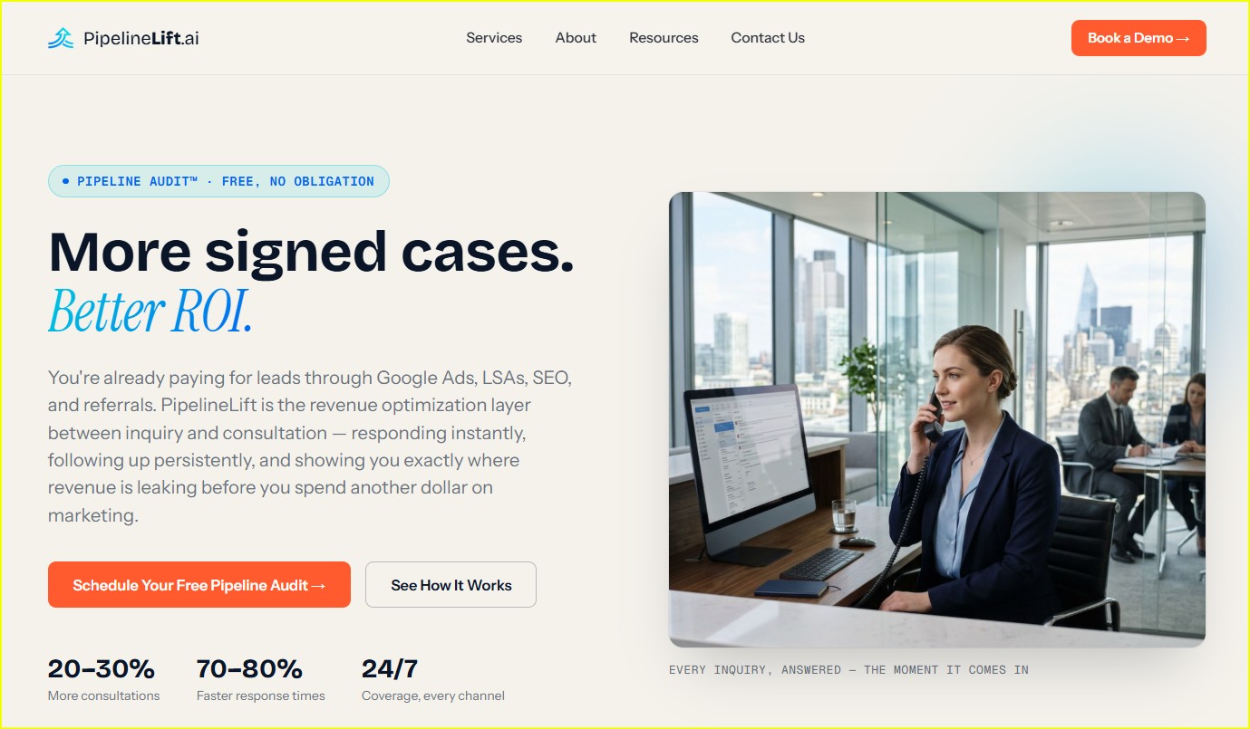 pipelinelift ai website