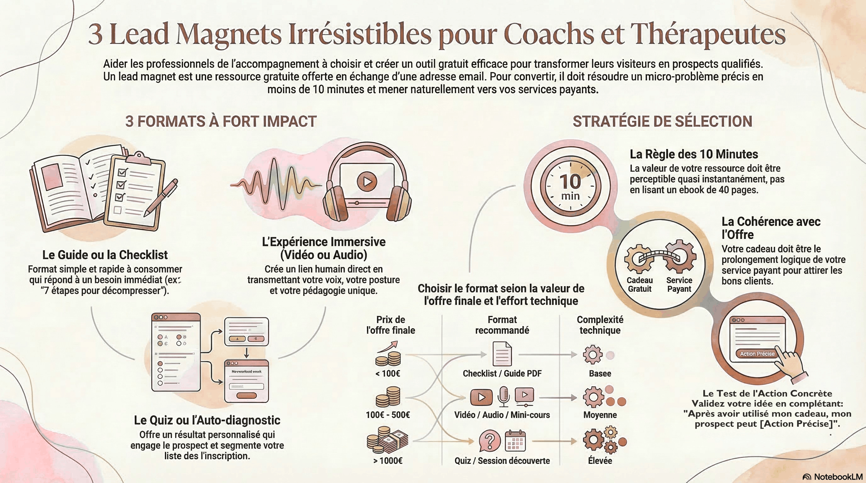 Infographie 3 idées de leadmagnets steppyz Infographie 3 idées de leadmagnets steppyz