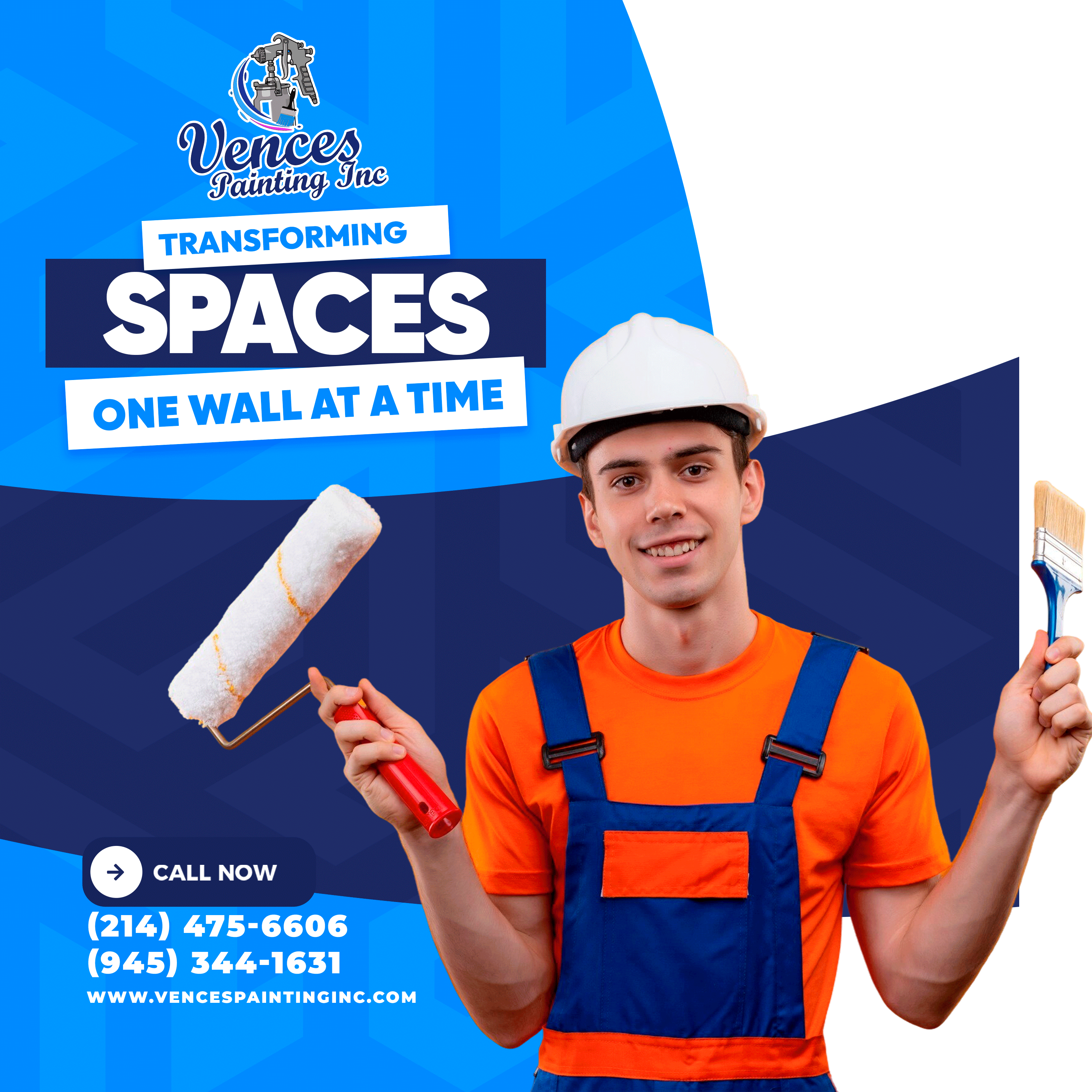 Painting crew on site