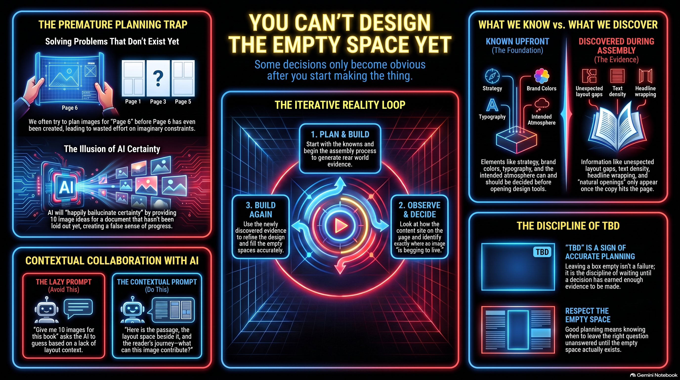 You Can't Design the Empty Space Yet