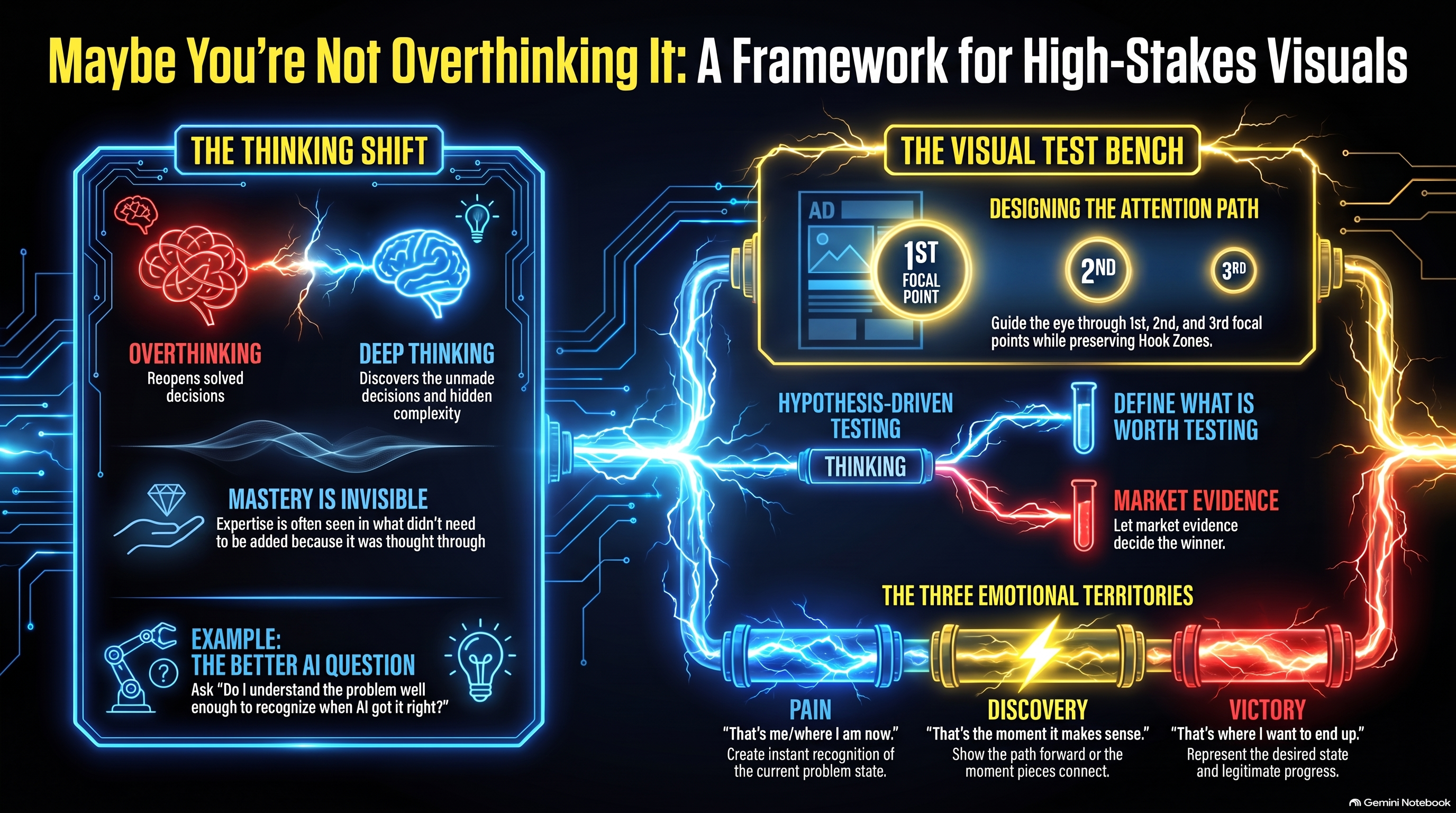 Maybe You're Not Overthinking it: A Framework for High-Stakes Visuals Maybe You're Not Overthinking it: A Framework for High-Stakes Visuals