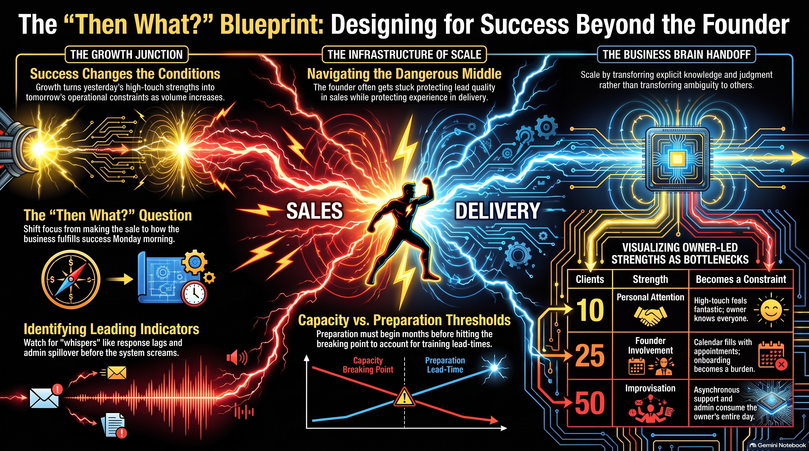 The "Then What" Blueprint: Designing for Success Beyond the Founder The "Then What" Blueprint: Designing for Success Beyond the Founder
