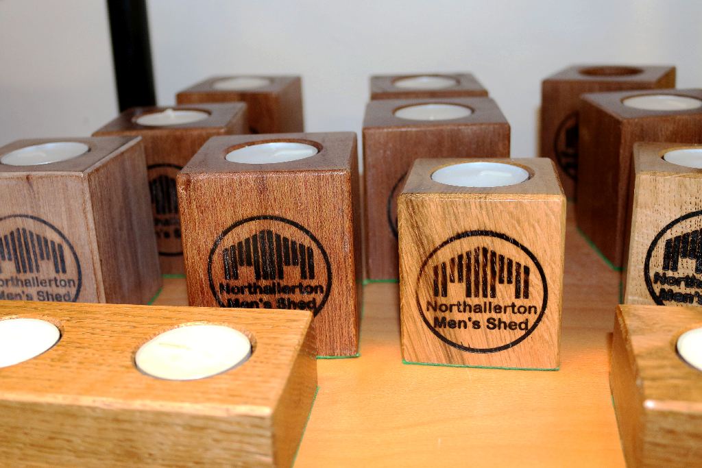 Candles made at Northallerton Men's Shed