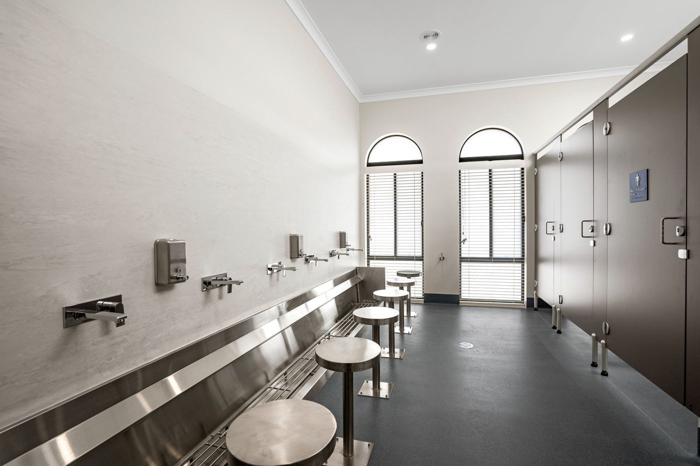 The wudu area at the masjid