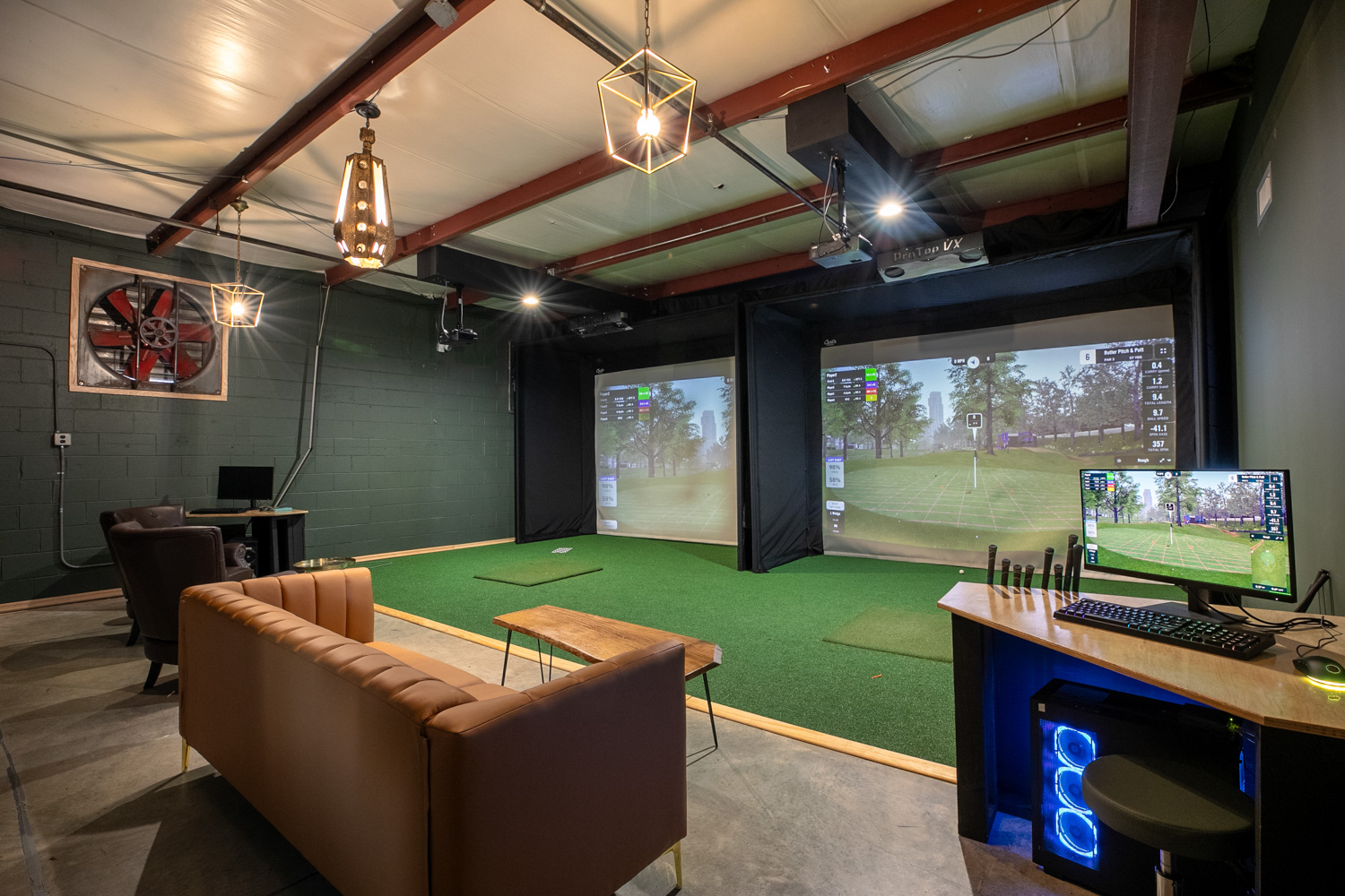 Indoor Golf Simulator Membership Community in East Point, GA