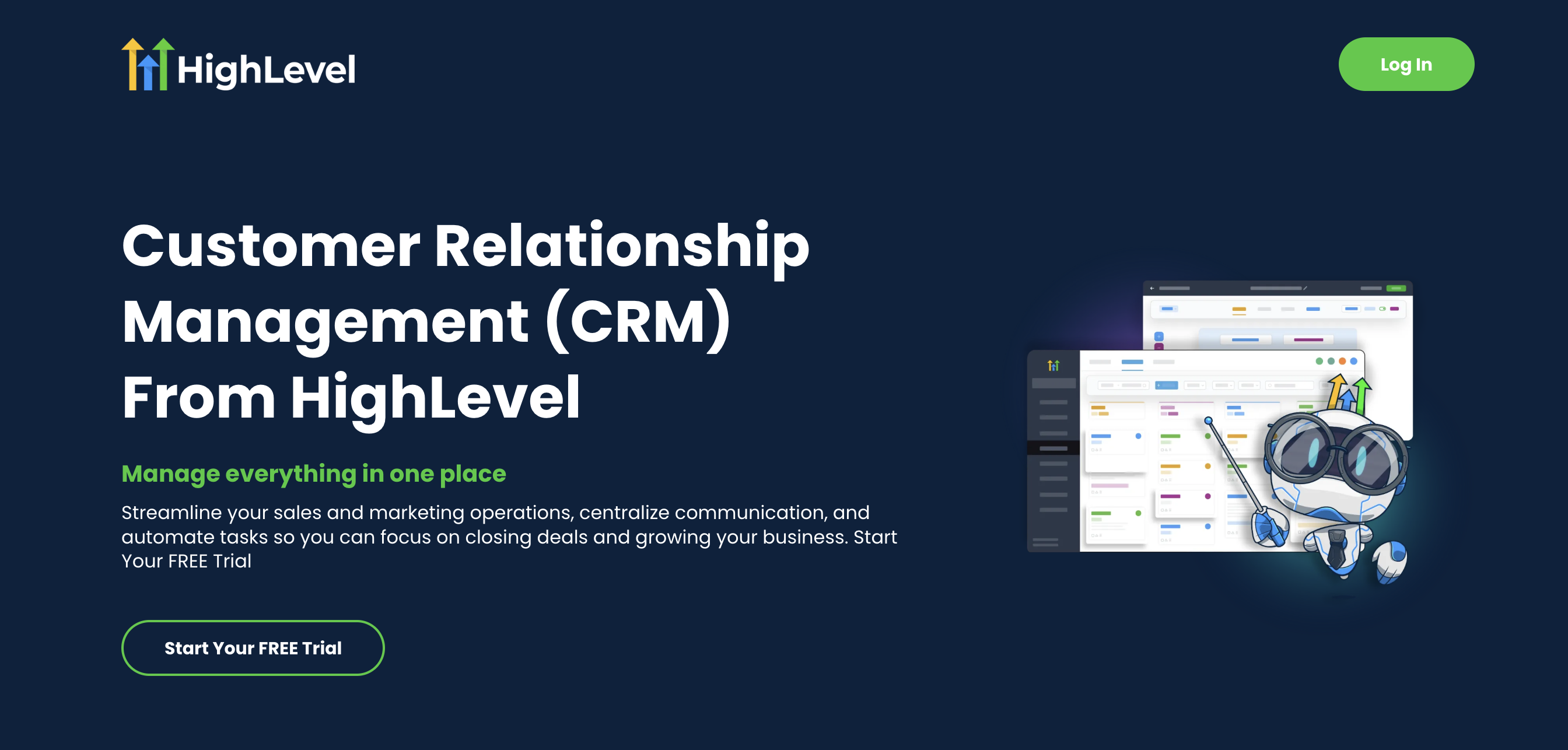 GoHighLevel CRM Interface