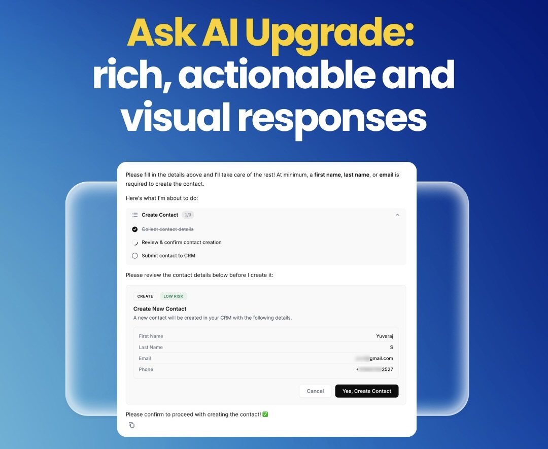 Ask AI Upgrade