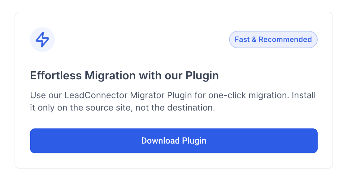 Effortless Wordpress migration using LC migrator Effortless Wordpress migration using LC migrator