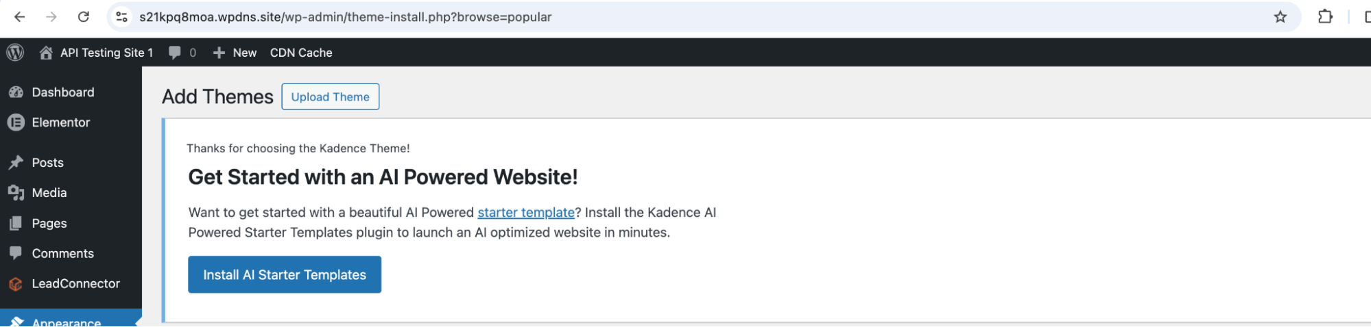 Upload Wordpress theme in HighLevel Upload Wordpress theme in HighLevel