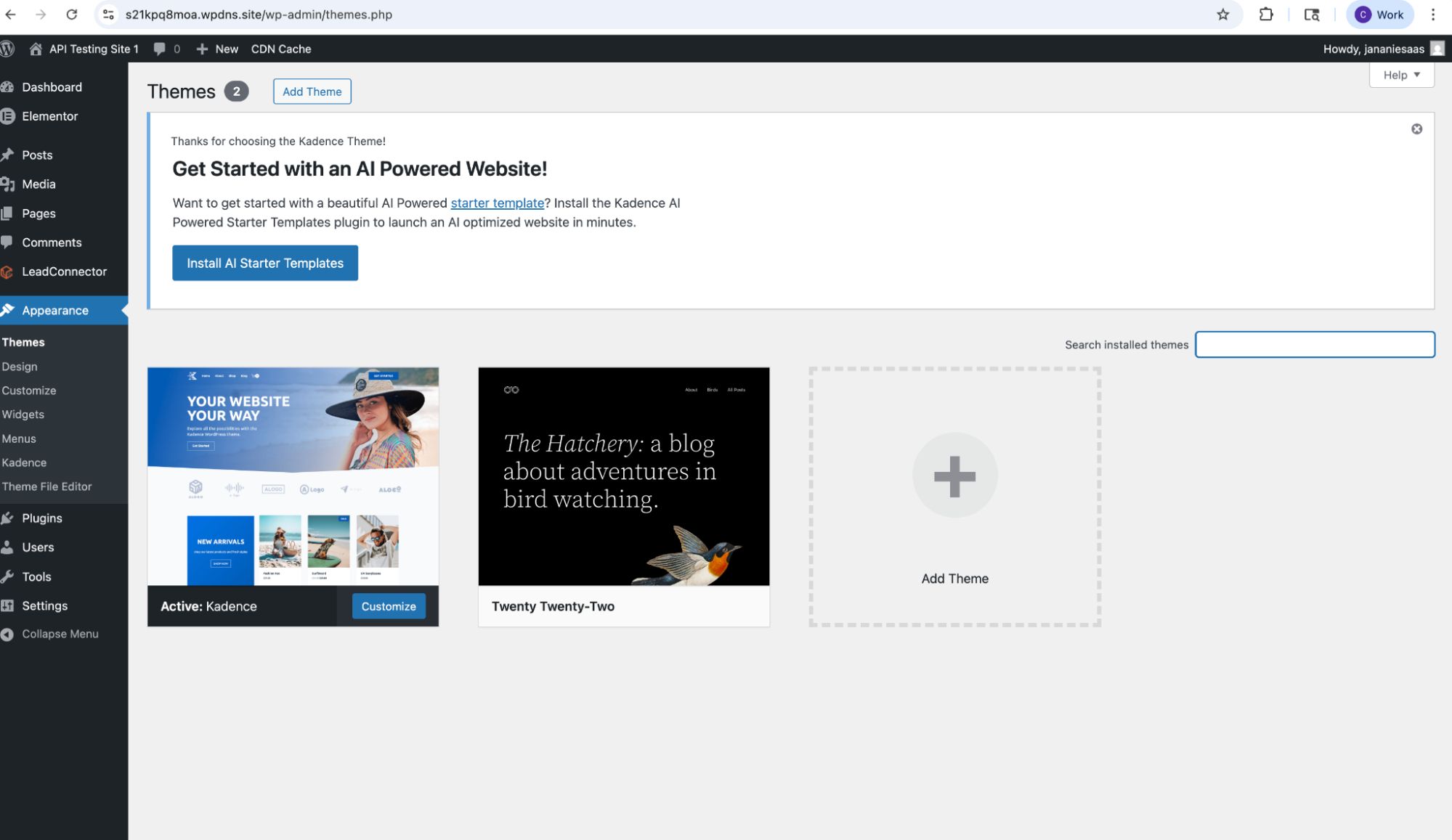 Add WordPress theme in HighLevel Add WordPress theme in HighLevel