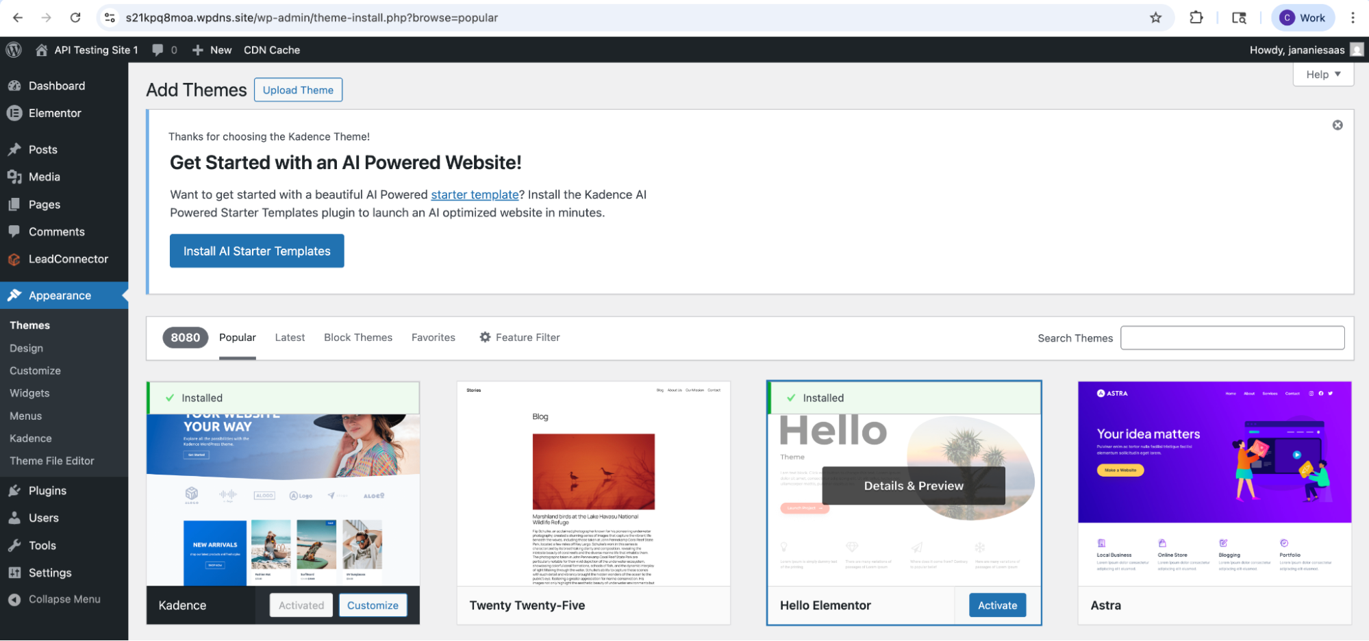Install Wordpress theme in HighLevel Install Wordpress theme in HighLevel