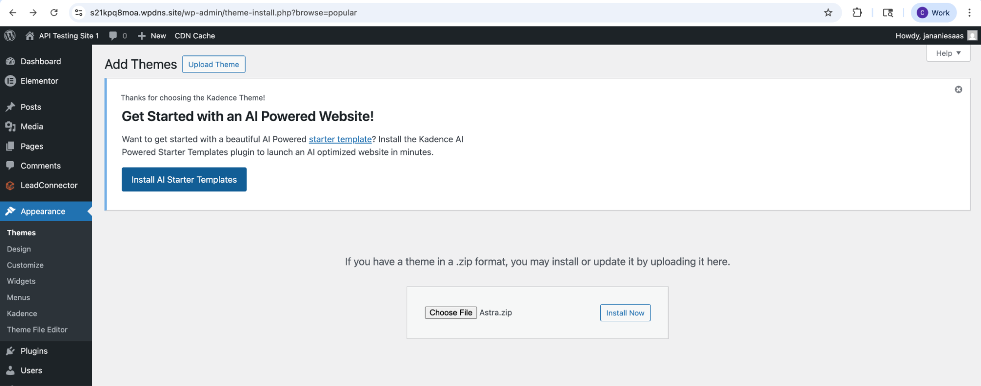 Upload and install Wordpress theme in HighLevel Upload and install Wordpress theme in HighLevel