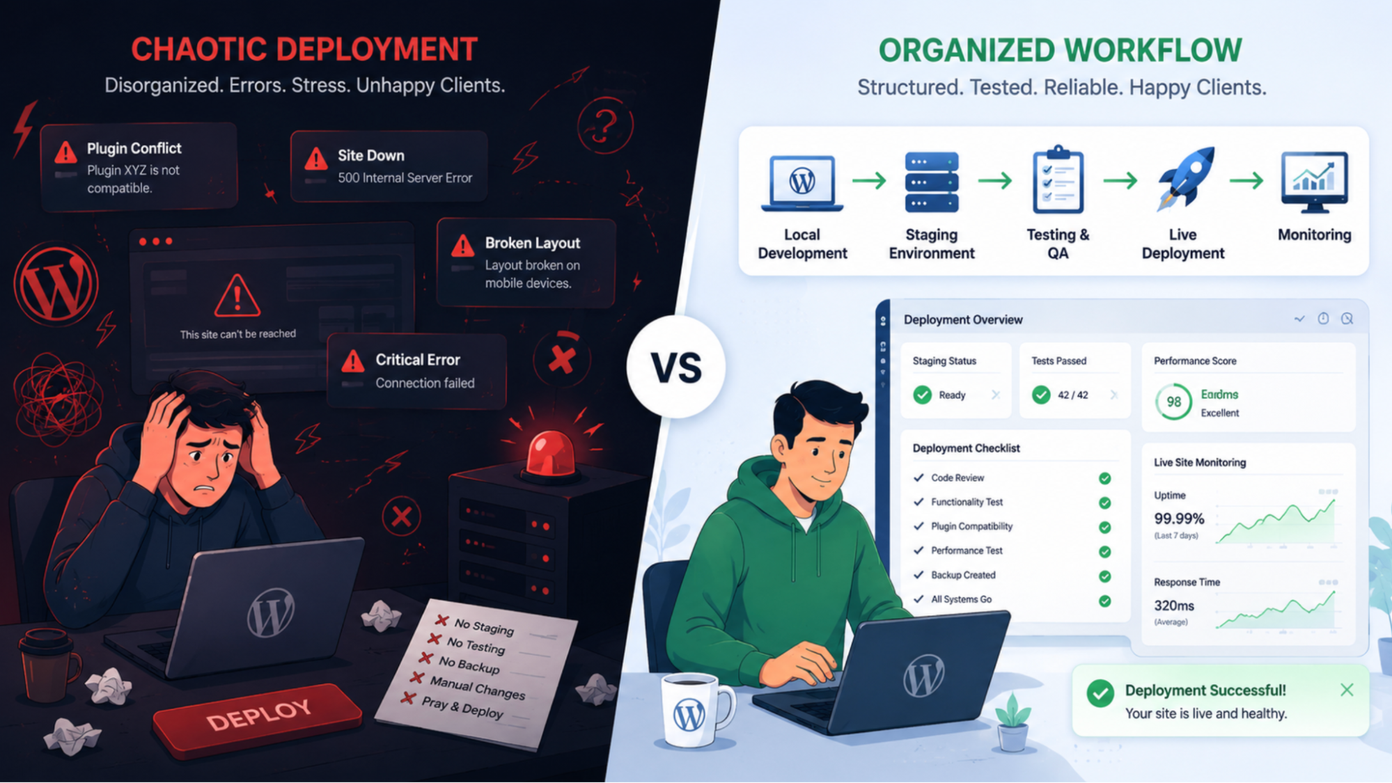 WordPress workflow complexity WordPress workflow complexity