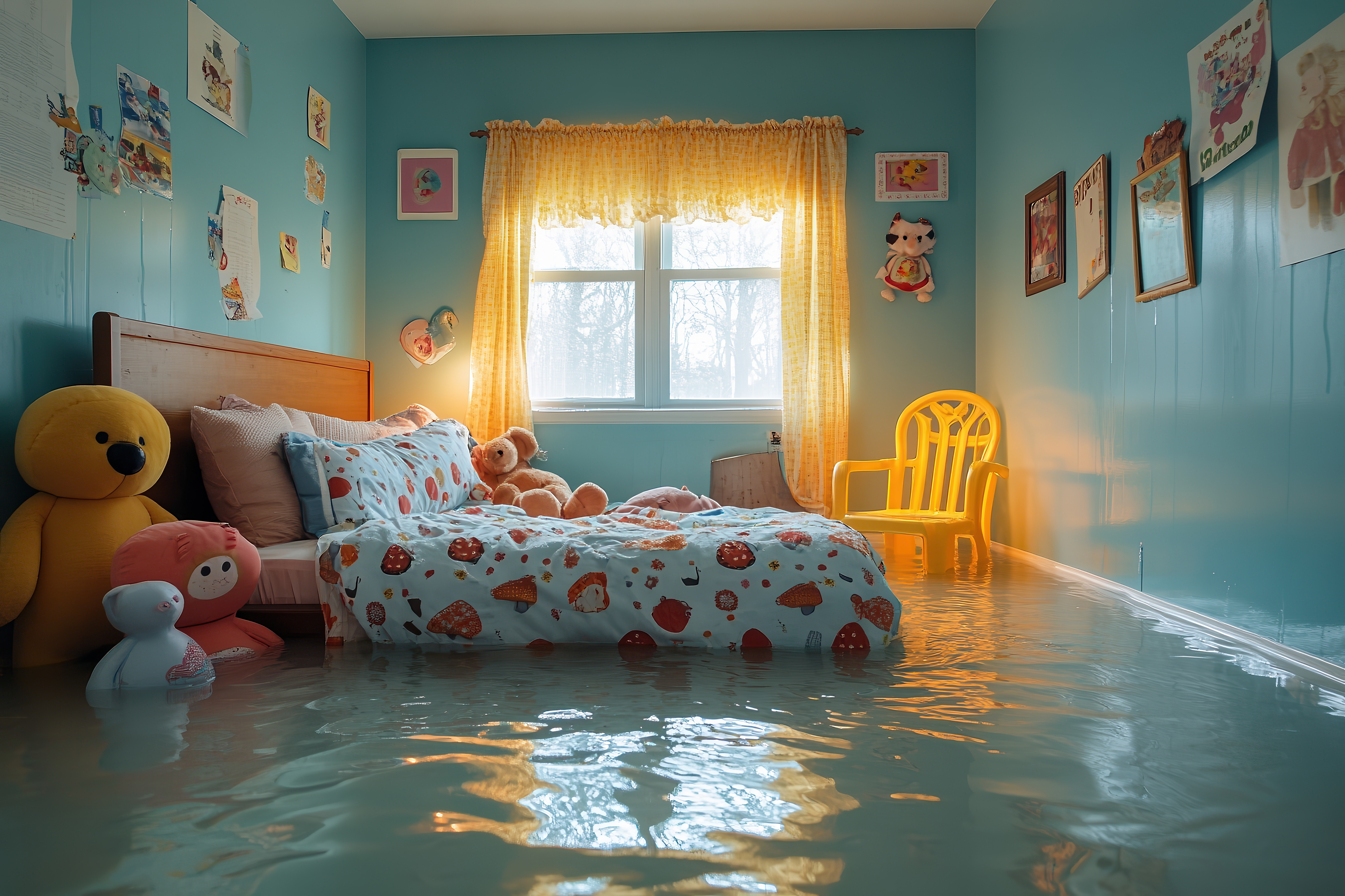 flooded carpet 