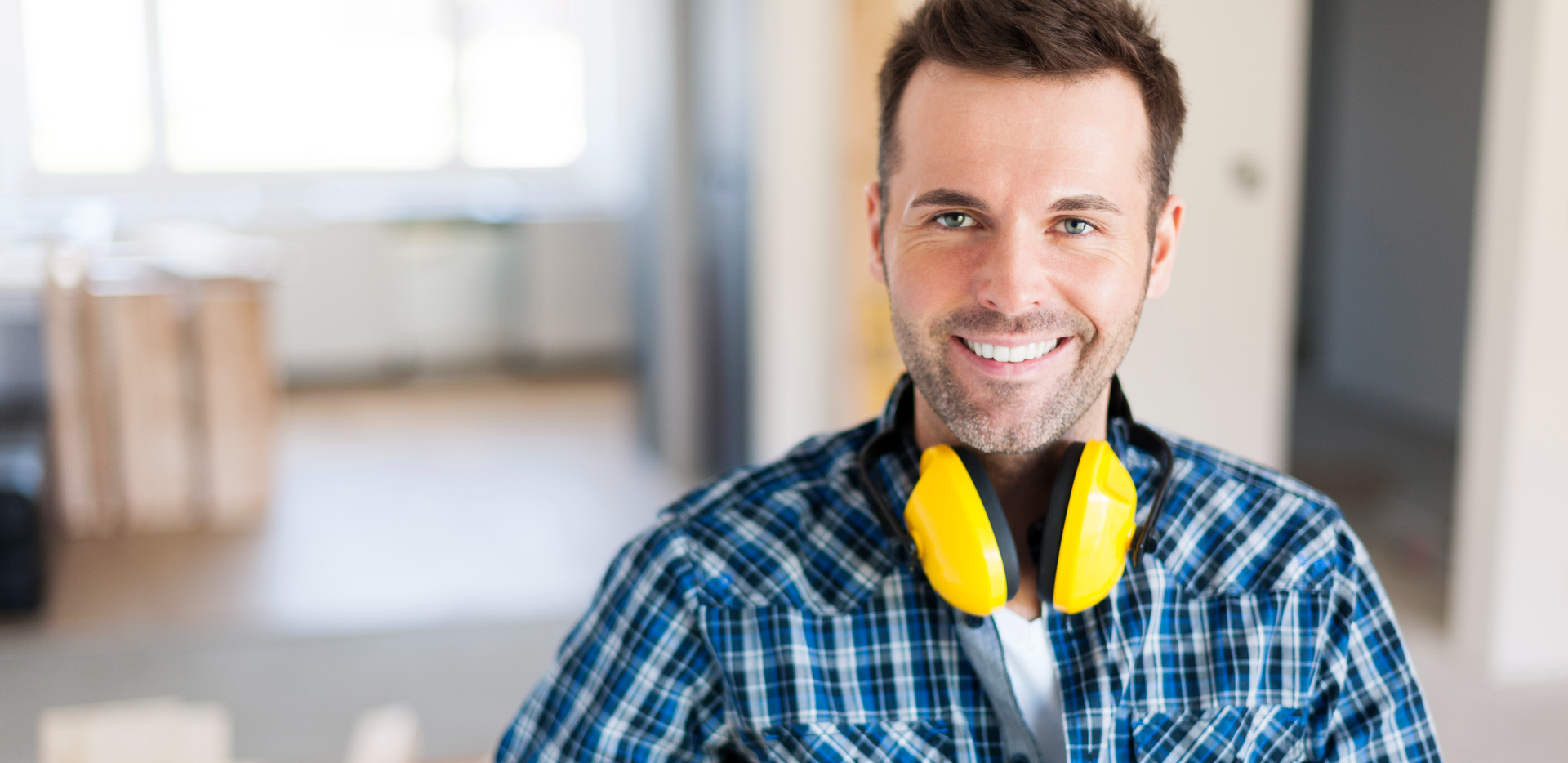 smiling HVAC repairman