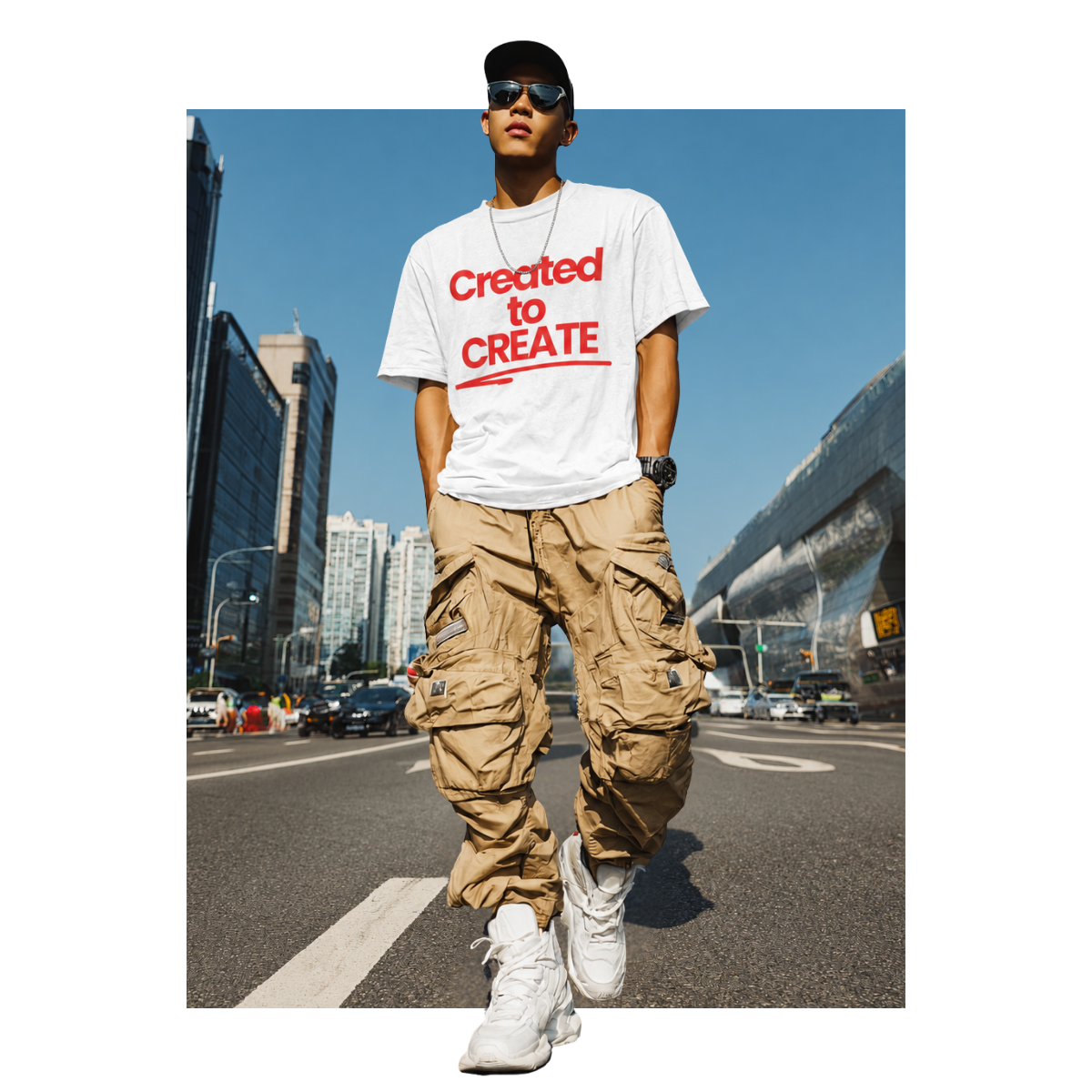 Created to Create tee