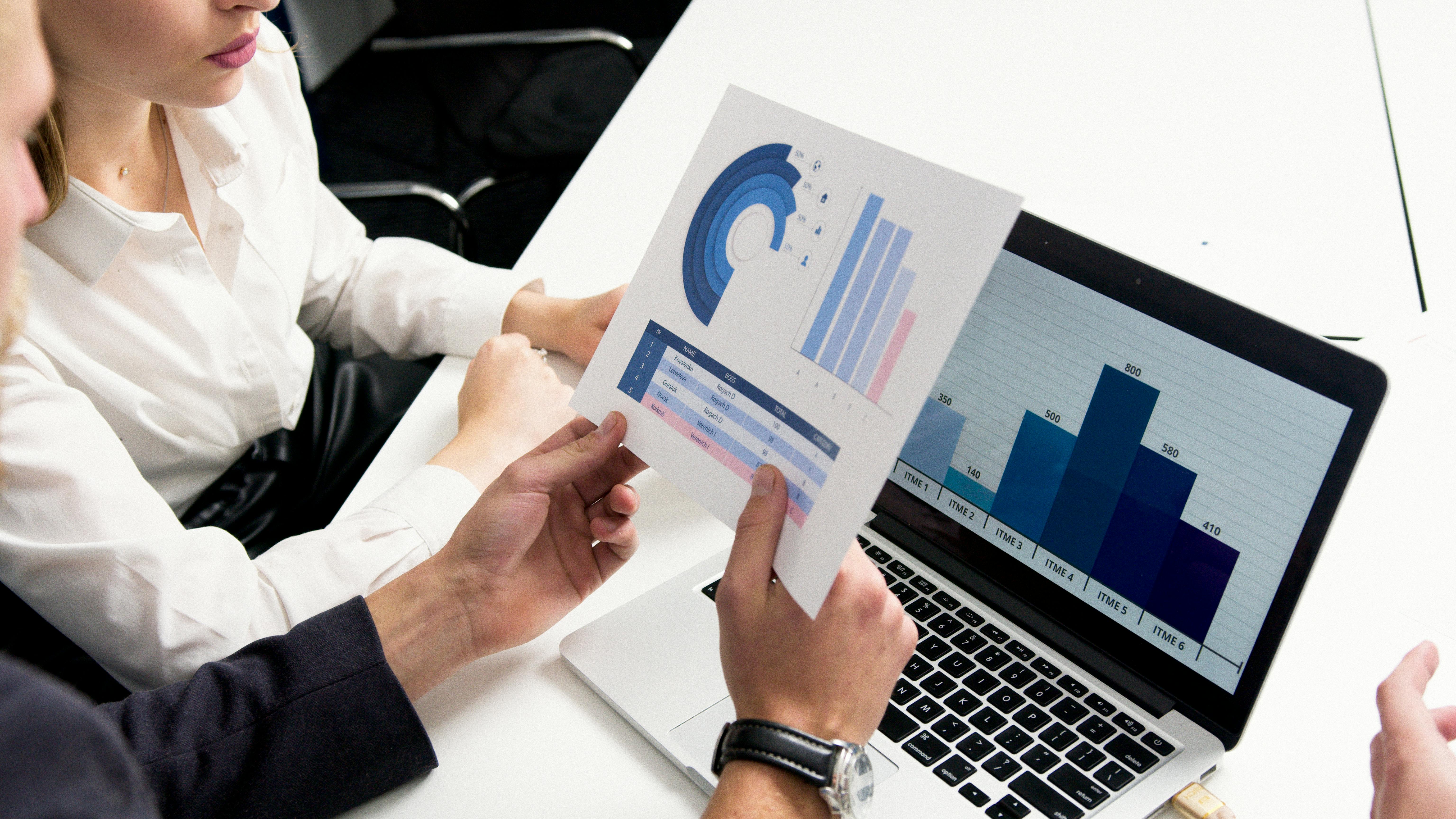 Reviewing property performance data
